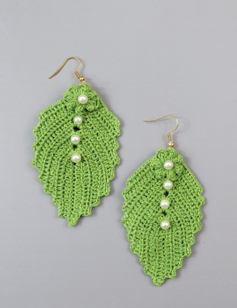 Pendientes de acerola verde