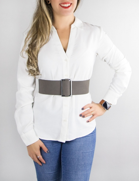 Cinturón elegante - Gris