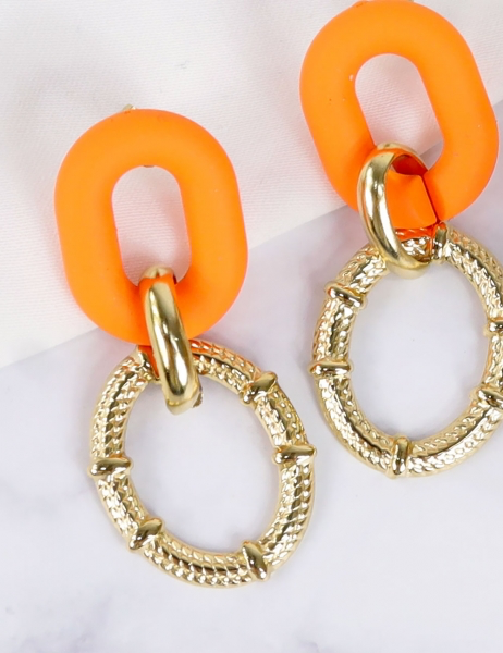 HERMOSOS PENDIENTES - NARANJA