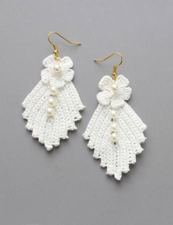 Pendientes de acerola - Blanco