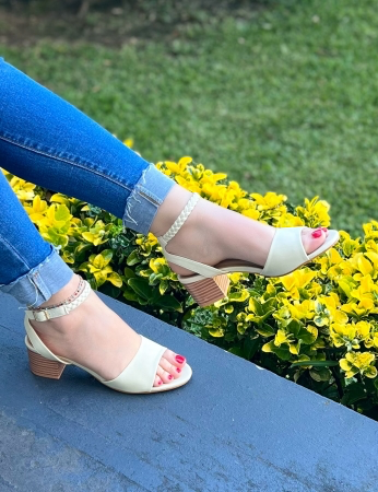 Sandalias Elisabete - Beige