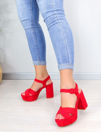 Sandalias Alcanena - Rojas