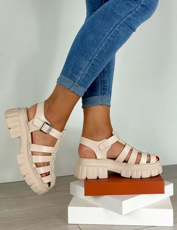 Sandalia Alcione - Beige