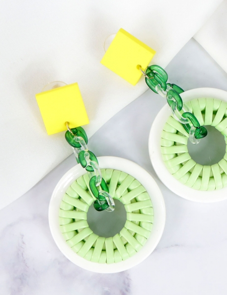 PENDIENTES CALISTO - VERDE