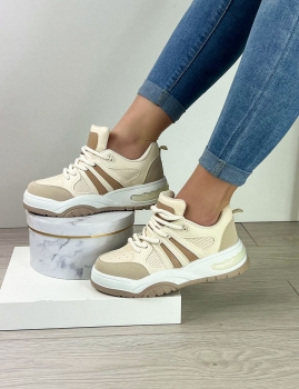 Zapatillas Flavia - Beis
