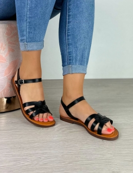 Sandalias Helena - Negro