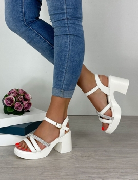 Sandalias Iara - Blanco