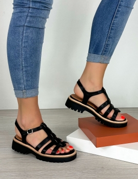 Sandalias Ines - Negro
