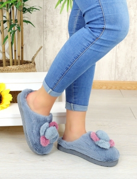 Pantuflas Laila - Gris