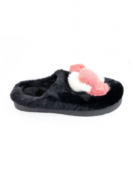 Pantuflas Laila - Negro