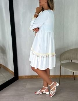 Vestido Lenia - Blanco