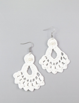 Pendentes Pinha - Blanco