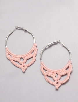 Pendentes Pupunha - Rosa