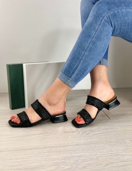 Sandalias Rebeca - Negro