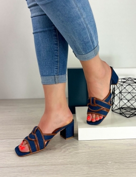 Sandalias Yasmim - Azul