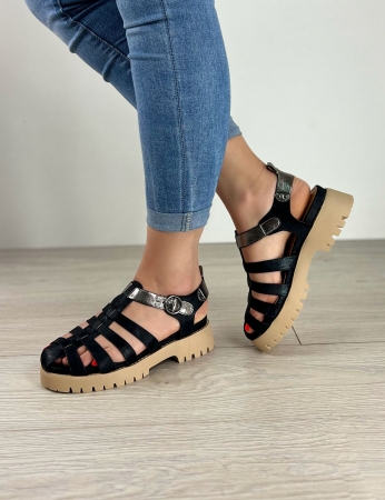 Sandalias Bianca - Negro