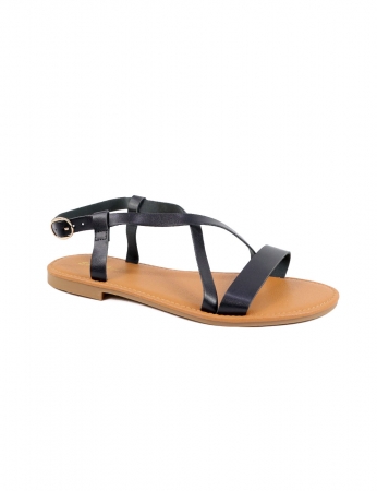 Sandalias Cristal - Negro
