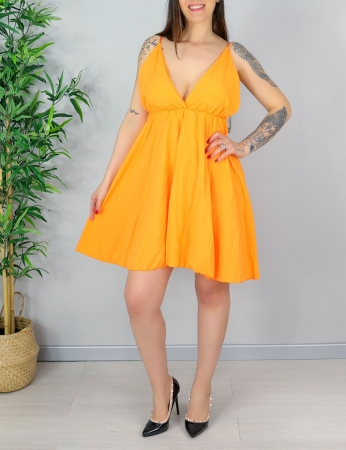 Vestido Dinora - Naranja