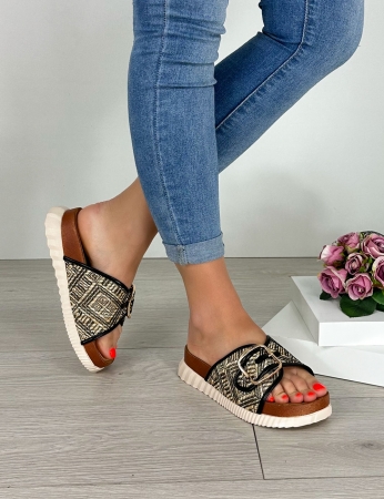 Sandalias Erica - Negro