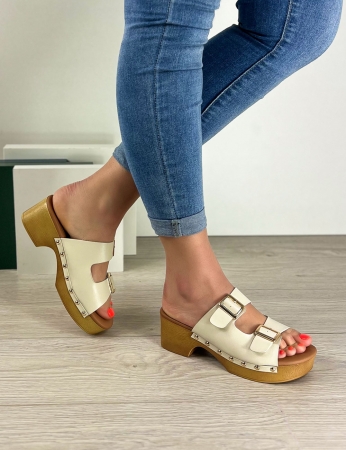 Sandalias Laura - Beis
