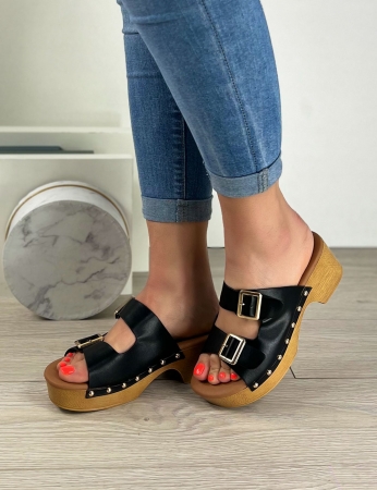 Sandalias Laura - Negro
