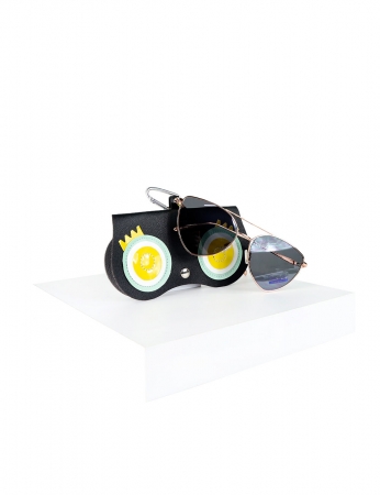 Bolsa de Gafas olhinhos - Negro