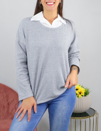 Jersey Tarsila - Gris