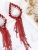 Pendentes Cascata - Rojo