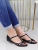 Sandalias Frozen - Negro