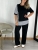 Conjunto Violeta - Negro